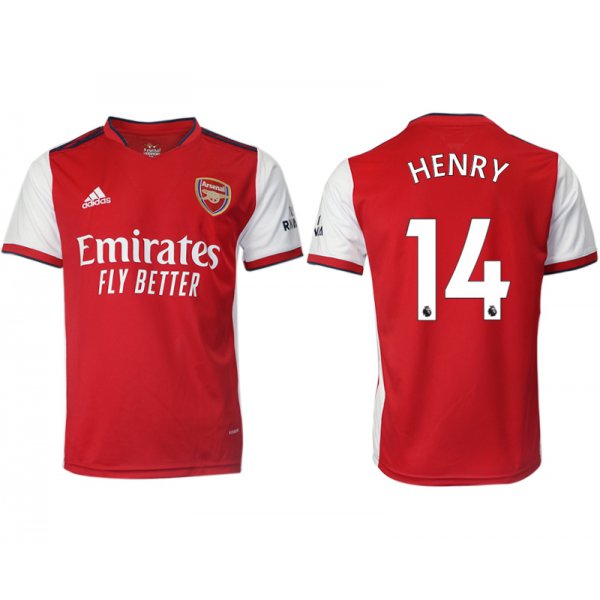 Men 2021-2022 Club Arsenal home aaa version red 14 Soccer Jersey