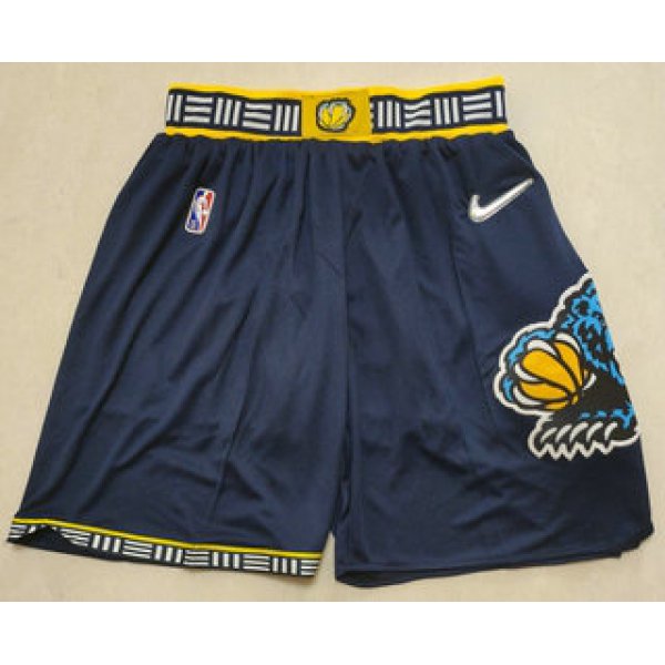 Men's Memphis Grizzlies Black Nike 75th Anniversary Diamond 2021 Stitched Shorts