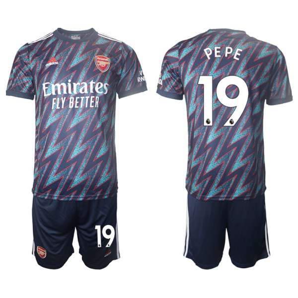 Men 2021-2022 Club Arsenal away blue 19 Soccer Jersey