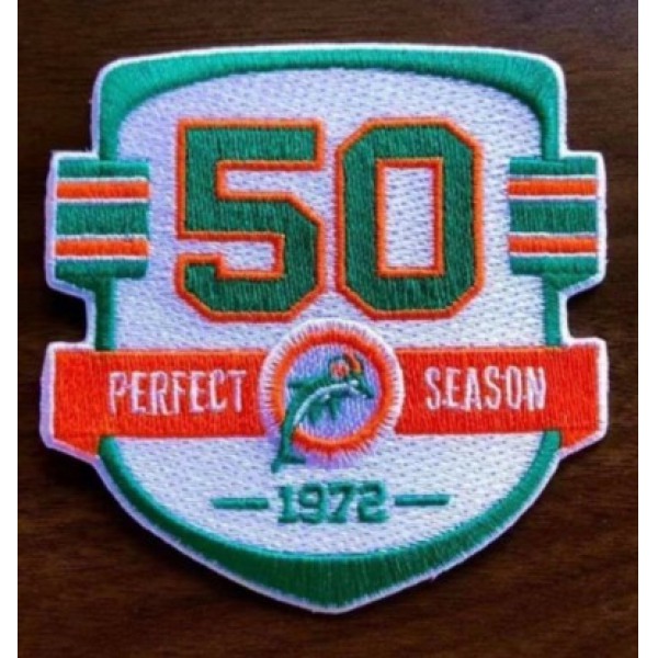 Miami Dolphins 50th Perfect Season Patch