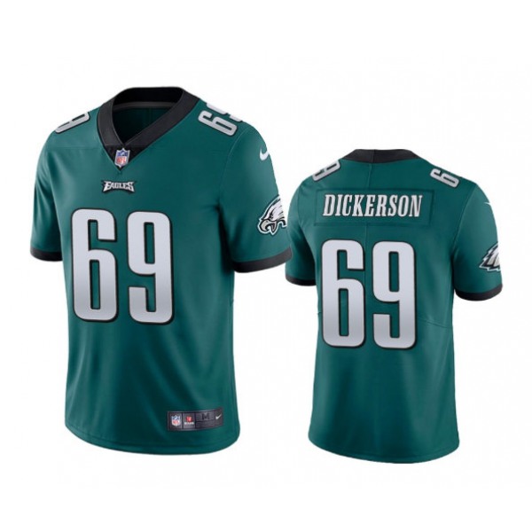 Men's Philadelphia Eagles #69 Landon Dickerson Green Vapor Untouchable Limited Stitched Jersey